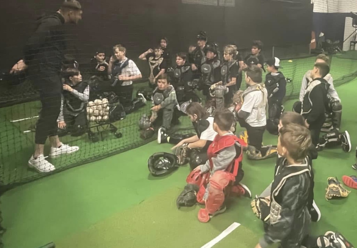Catching instruction at Better Baseball Training